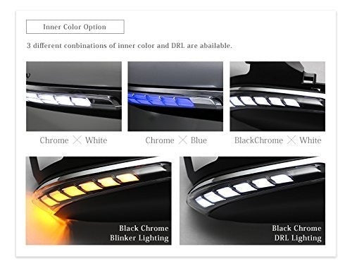 2016+ Toyota Prius 4G & Prius Prime,  Vertical Arrow Chrome Turn Signals